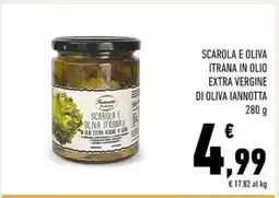 Conad Scarola e Oliva Itrana in Olio Extra Vergine di Oliva Iannotta offerta