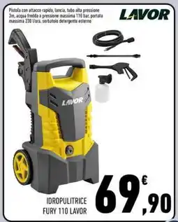Conad Superstore IDROPULITRICE FURY 110 LAVOR offerta