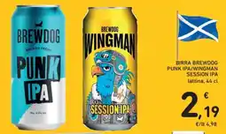 Conad BIRRA BREWDOG PUNK IPA/WINGMAN SESSION IPA offerta