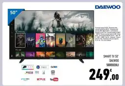 Conad Superstore SMART TV 50'' DAEWOO 50DE82ULI offerta