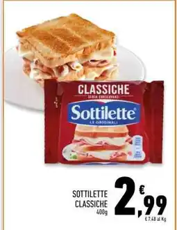 Conad Superstore Sottilette Classiche offerta