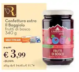 Conad Confettura extra Il Baggiolo frutti di bosco offerta