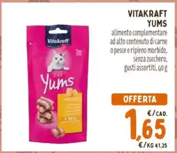 Conad VITAKRAFT YUMS offerta