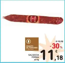Spazio Conad SALSICCIA FORMA offerta