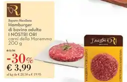 Conad HAMBURGER DI BOVINO ADULTO I NOSTRI ORI offerta