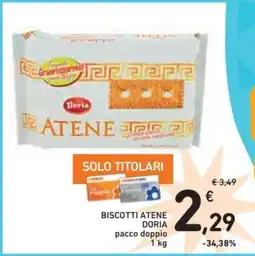 Spazio Conad Biscotti Atene Doria offerta