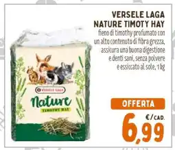 Conad VERSELE LAGA NATURE TIMOTY HAY offerta