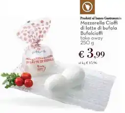 Conad MOZZARELLA CIOFFI DI LATTE DI BUFALA BUFALCIOFFI offerta
