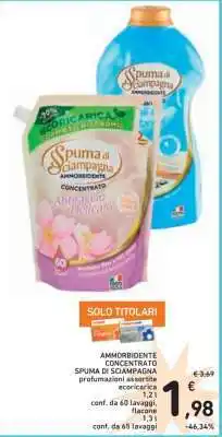 Spazio Conad AMMORBIDENTE CONCENTRATO SPUMA DI SCIAMPAGNA offerta
