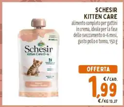 Conad SCHESIR KITTEN CARE offerta