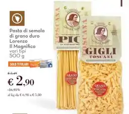 Conad Pasta di semola di grano duro Lorenzo Il Magnifico offerta