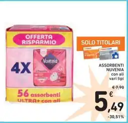Spazio Conad ASSORBENTI NUVENIA offerta