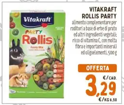 Conad VITAKRAFT ROLLIS PARTY offerta