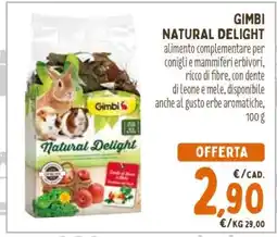 Conad Gimbi Natural Delight offerta