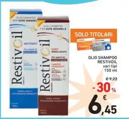 Spazio Conad OLIO SHAMPOO RESTIVOIL offerta