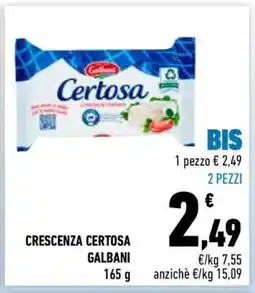 Conad CRESCENZA CERTOSA GALBANI offerta