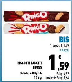 Conad BISCOTTI FARCITI RINGO offerta