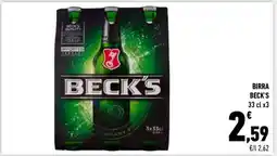 Conad Birra Beck's offerta