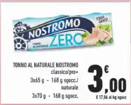 Conad TONNO AL NATURALE NOSTROMO offerta