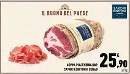 Conad COPPA PIACENTINA DOP SAPORI&DINTORNI CONAD offerta