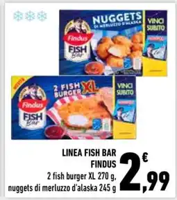 Conad LINEA FISH BAR FINDUS offerta