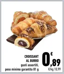 Conad CROISSANT AL BURRO offerta