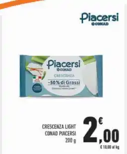 Conad Crescenza Light Conad Piacersi offerta