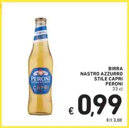 Spazio Conad BIRRA NASTRO AZZURRO STILE CAPRI PERONI offerta