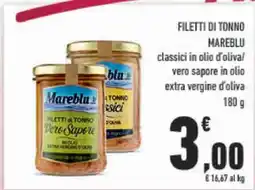 Conad FILETTI DI TONNO MAREBLU offerta