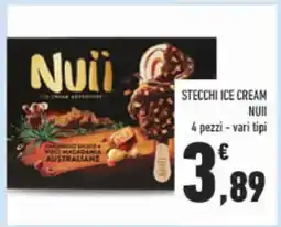 Conad STECCHI ICE CREAM NUII offerta