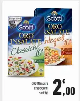 Conad ORO INSALATE RISO SCOTTI offerta
