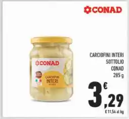 Conad Carciofini Interi Sottolio Conad offerta