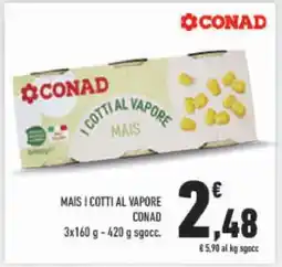 Conad MAIS I COTTI AL VAPORE CONAD offerta