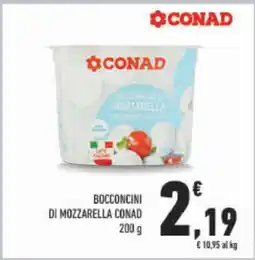 Conad BOCCONCINI DI MOZZARELLA CONAD offerta