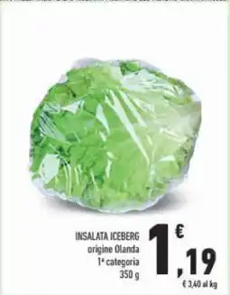 Conad INSALATA ICEBERG offerta