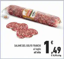 Conad SALAME DEL GOLFO FRANCHI offerta