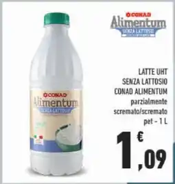 Conad LATTE UHT SENZA LATTOSIO CONAD ALIMENTUM offerta
