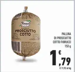 Conad PALLINA DI PROSCIUTTO COTTO FIORUCCI offerta