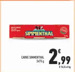 Conad CARNE SIMMENTHAL offerta