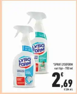 Conad Spray Lysoform offerta