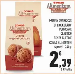 Conad Muffin con gocce di cioccolato offerta