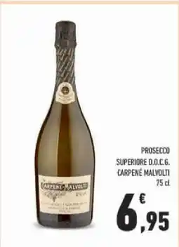 Conad Prosecco Superiore D.O.C.G. Carpenè Malvolti offerta
