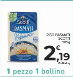 Conad Riso basmati SCOTTI offerta