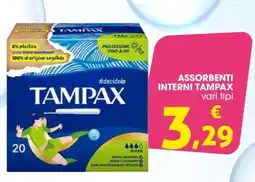 Conad ASSORBENTI INTERNI TAMPAX offerta