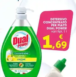 Conad Detersivo Concentrato per Piatti Dual Power offerta