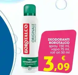 Conad DEODORANTI BOROTALCO offerta