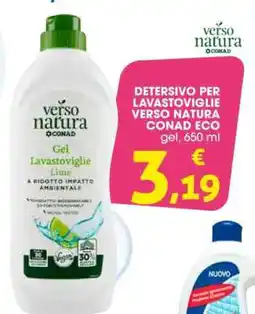 Conad DETERSIVO PER LAVASTOVIGLIE VERSO NATURA CONAD ECO offerta
