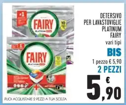 Conad DETERSIVO PER LAVASTOVIGLIE PLATINUM FAIRY offerta