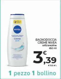 Conad BAGNODOCCIA CREME NIVEA offerta