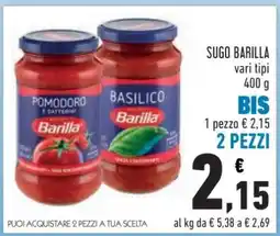 Conad Sugo Barilla offerta